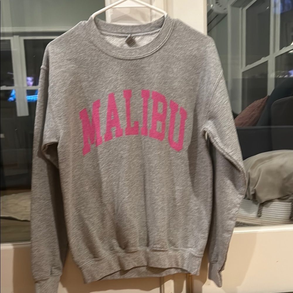 Malibu Gray and Pink Kids Sweatshirt